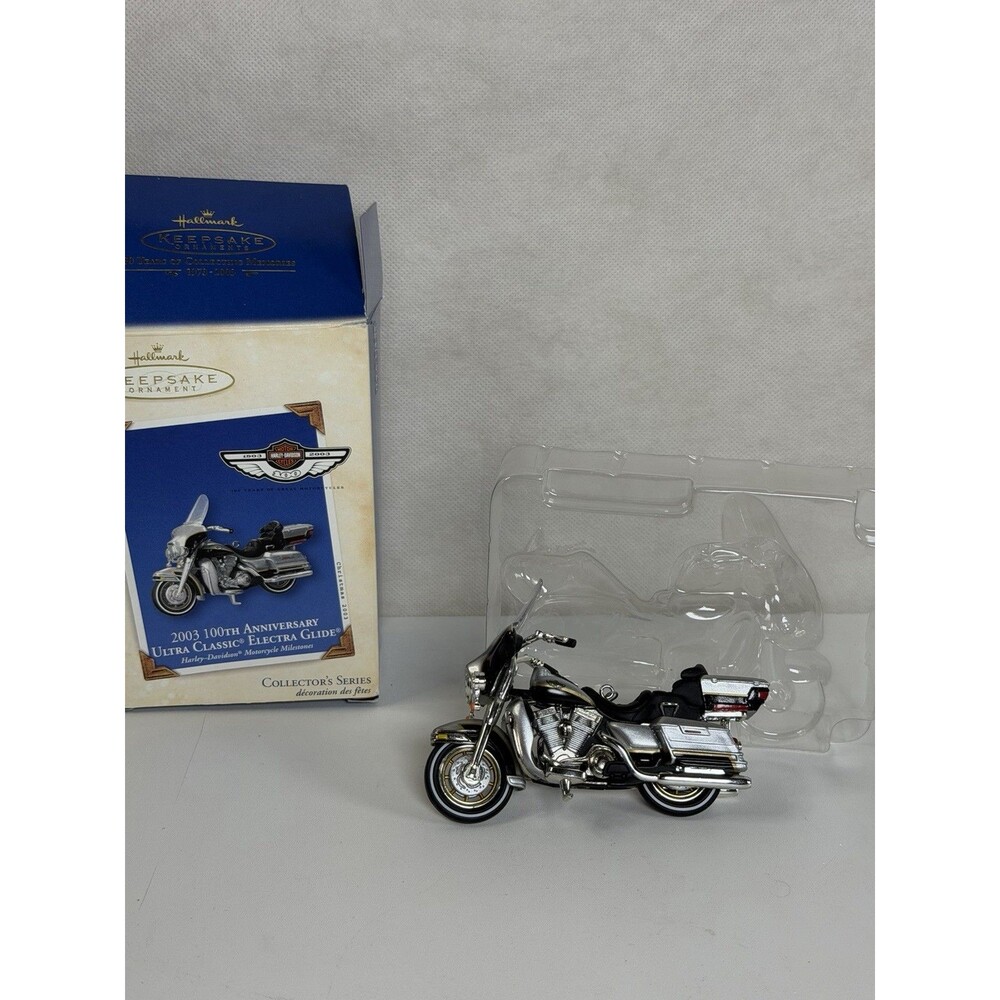 2003 Hallmark Keepsake Harley Davidson 100th Anniv Ultra Classic Electra Glide ✅